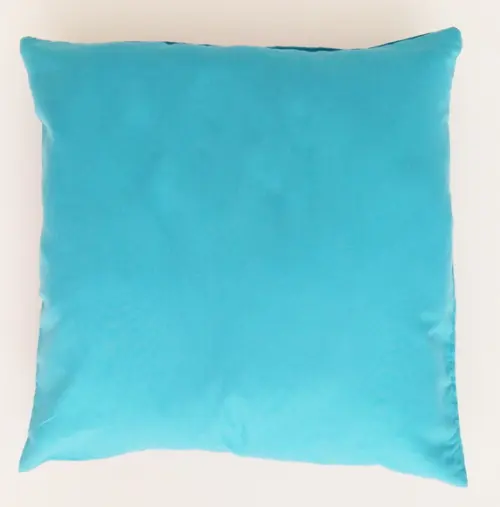Capa de almofada Azul microfibra