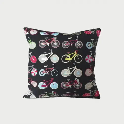 Capa de Almofada Bike Black