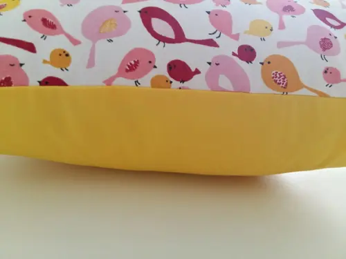 Capa de Almofada Birds amarelo