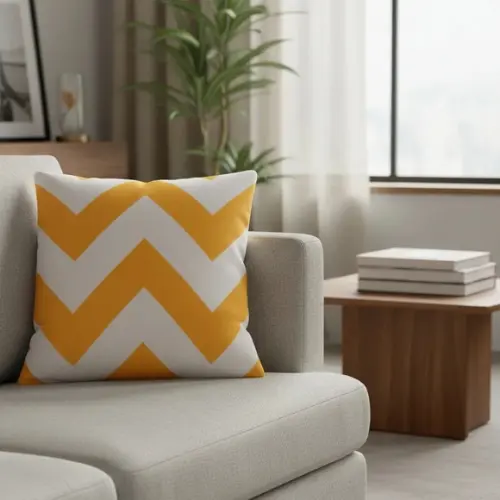 Capa de Almofada Chevron