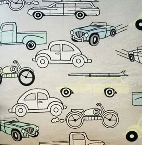 Capa de Almofada Carros & Motos Fundo Gelo