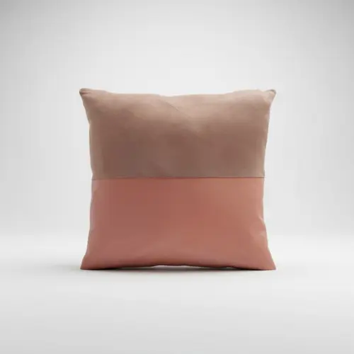 Capa de Almofada Corano ,suede e Algodão Modelo2
