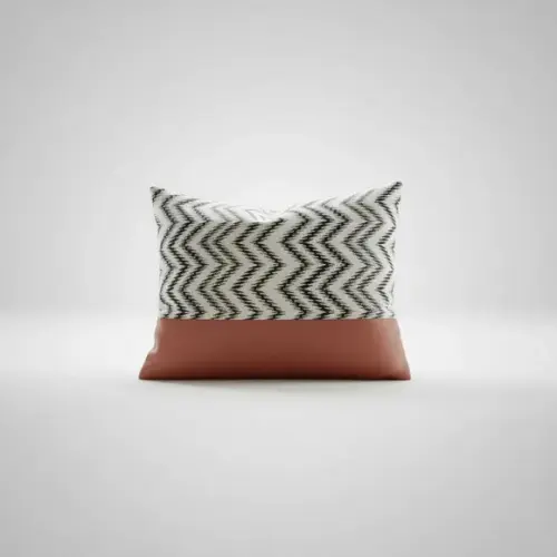 Capa de Almofada Corano e Jacquard Chevron
