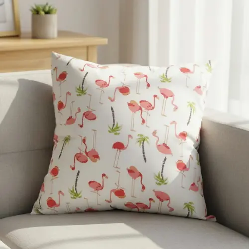 Capa de Almofada Flamingos