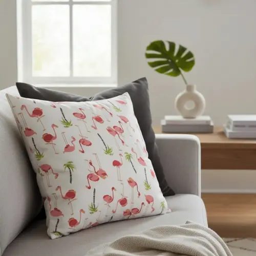 Capa de Almofada Flamingos