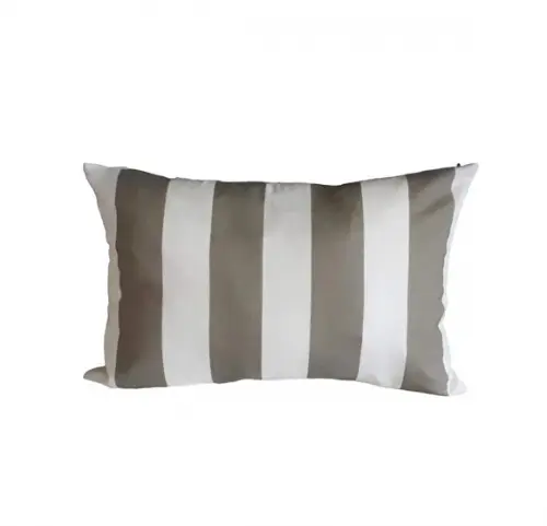 Capa de Almofada Listra Cinza 30 x 45