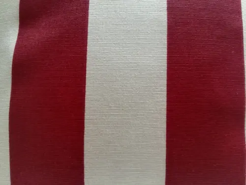Capa de Almofada Listras Vinho e Bege
