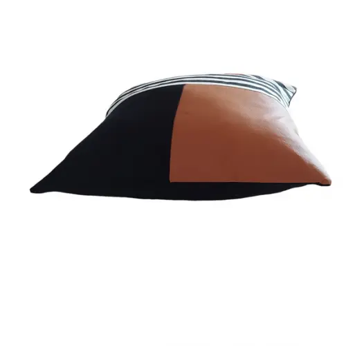 Capa de Almofada Preto Corano Listras