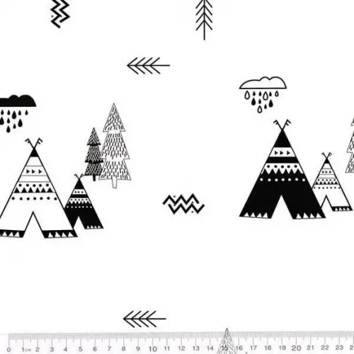 Capa de Almofada Tepee Quadrada