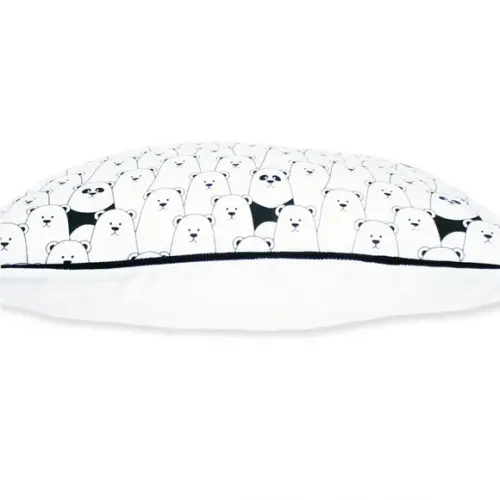 Capa de Almofada Urso Polar e Panda