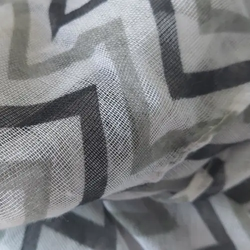 Gola Lenço Infinito Chevron Cinza