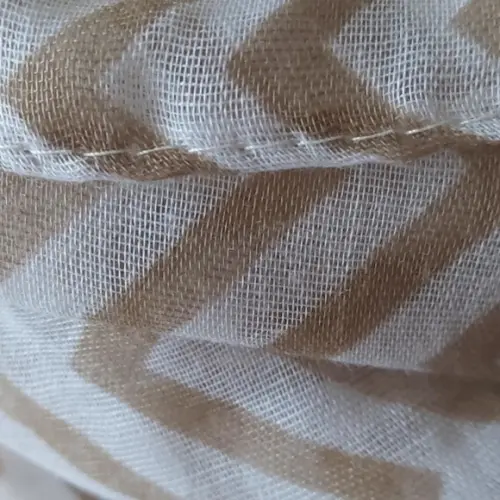 Infinity Scarf Chevron Bege