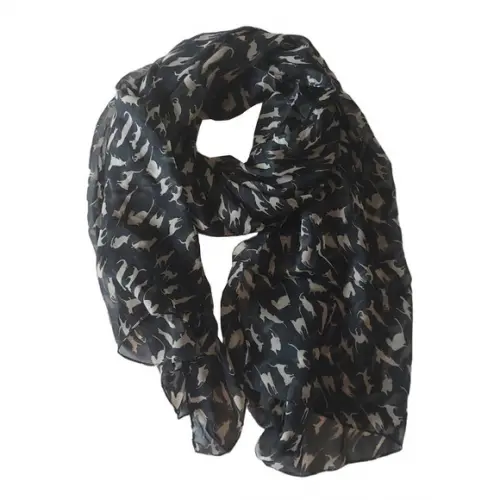 Lenço Scarf Gatos