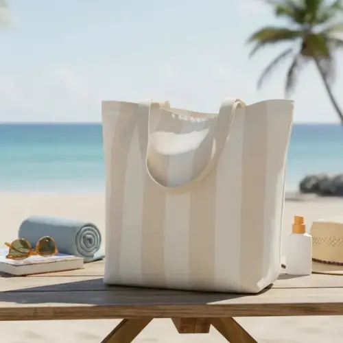 Tote Bag Listrada Creme/cru