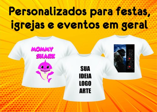 Camisa Branca Personalizada