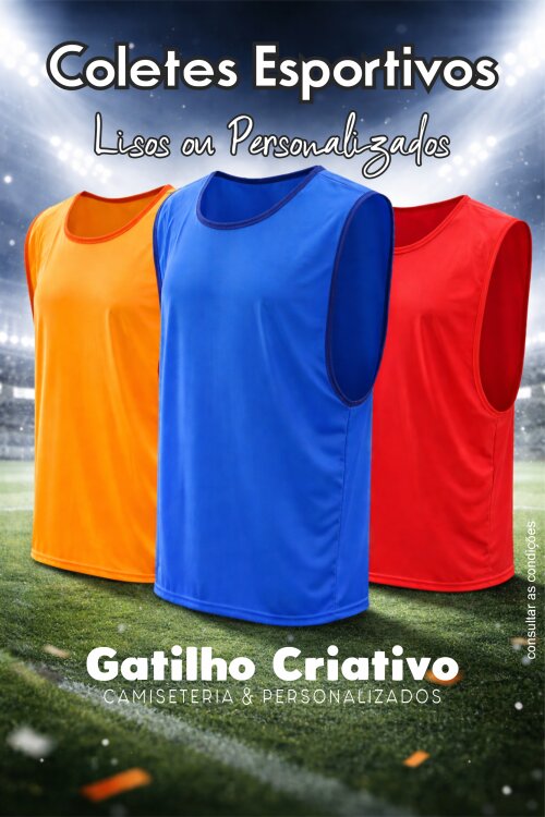 Colete Esportivo Personalizado -time