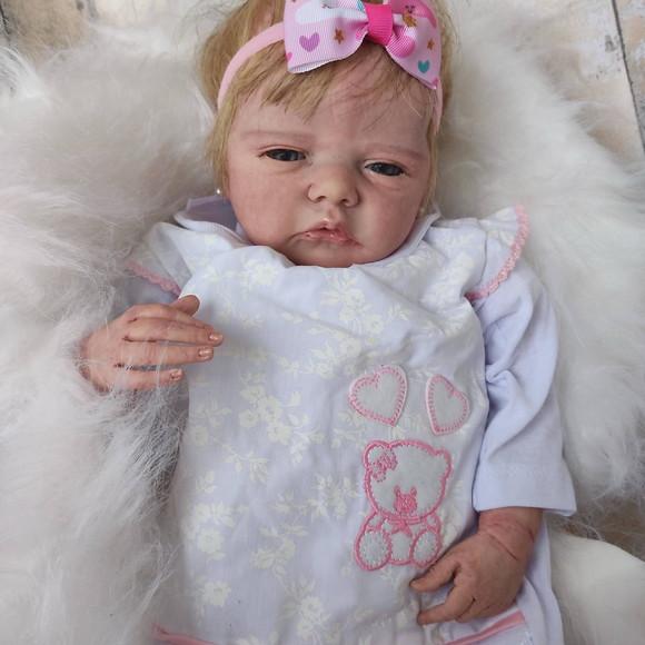 Bebê Reborn Atticus Pode Banho, Mama, Faz Xixi