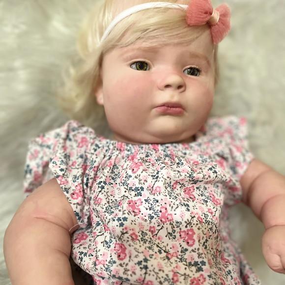 Bebê Reborn Joseph Menina Loira Barbie