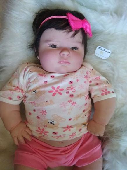 Bebê Reborn Joseph menina olhos abertos