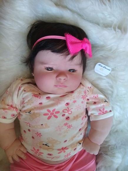 Bebê Reborn Joseph menina olhos abertos