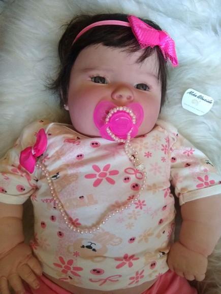 Bebê Reborn Joseph menina olhos abertos