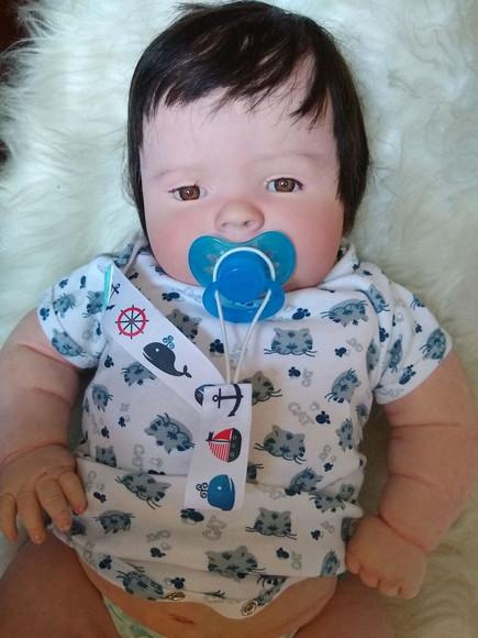 Bebê Reborn Joseph olhos abertos