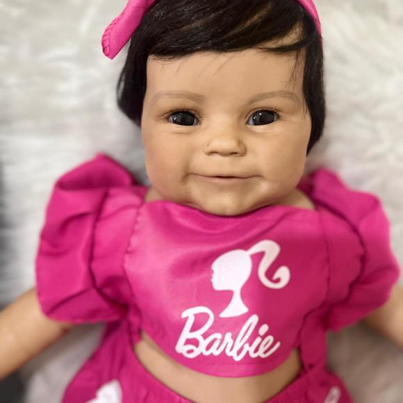 Bebê Reborn Menina Morena