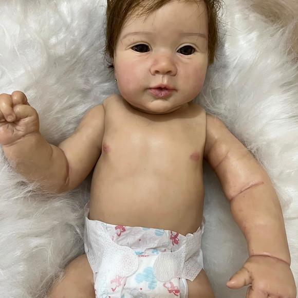 Bebe Reborn Menina Piper Pode Banho