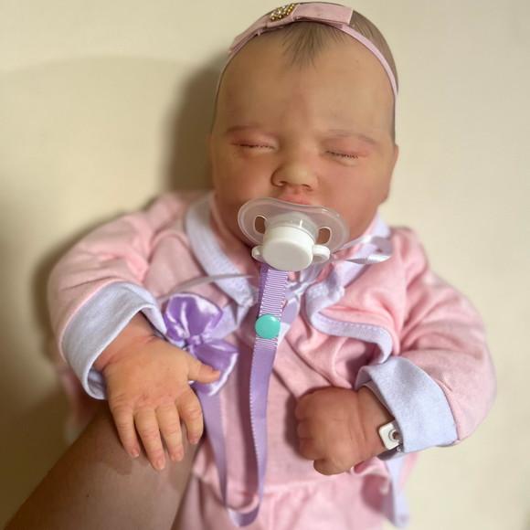 Bebê Reborn Menina Pode Banho