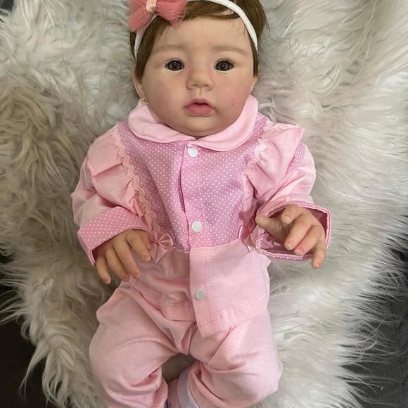 Bebê Reborn Menina Pode Dar Banho