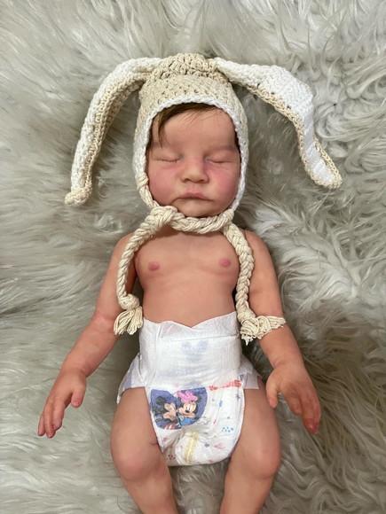 Bebe Reborn Menino Coelho Pronta Entrega