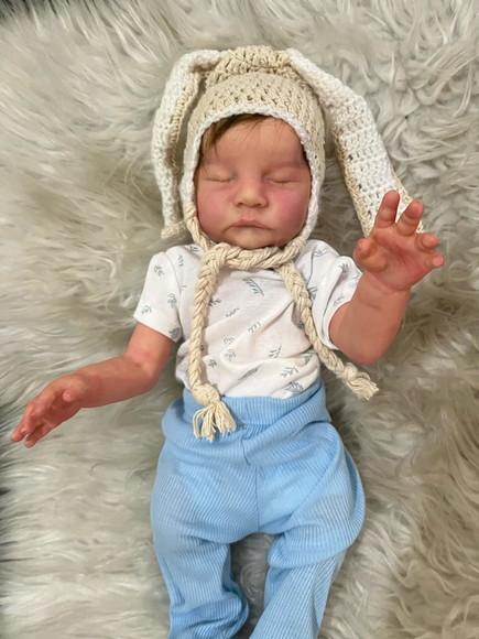 Bebe Reborn Menino Coelho Pronta Entrega