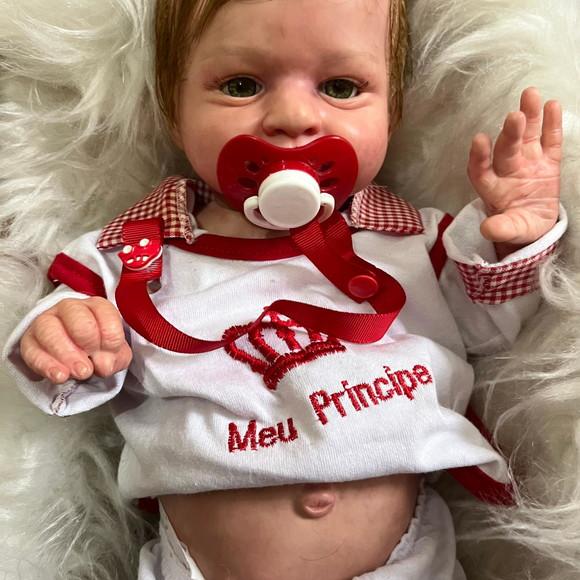 Bebe Reborn Menino Faz Xixi e Pode Banho