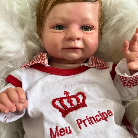 Bebe Reborn Menino Faz Xixi e Pode Banho