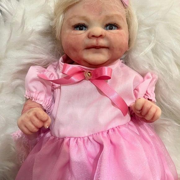 Bebê Reborn Silicone Sólido Pode Banho