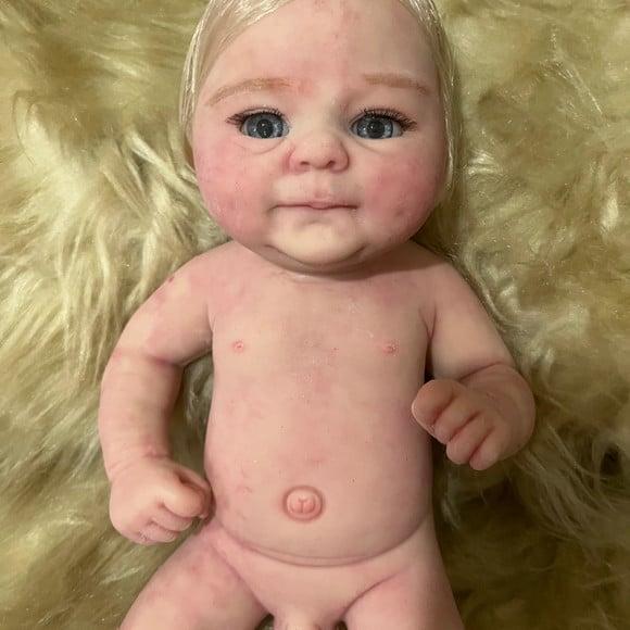 Bebe Reborn Silicone Sólido Príncipe
