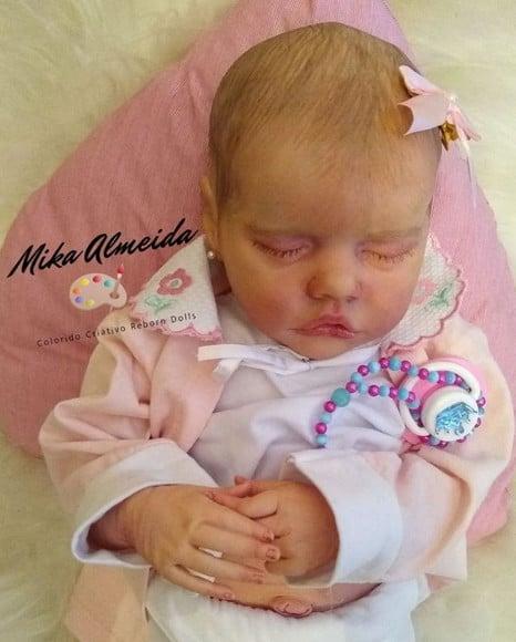 Bebê Reborn Twin Com Cabelinho Em 3d