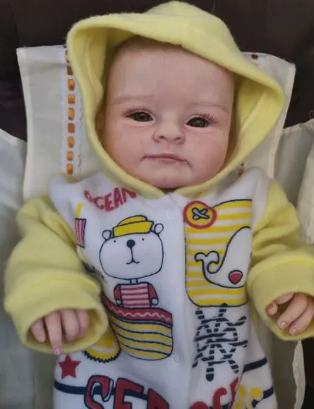 Bebe Reborn Joaquim menino corpo de silicone
