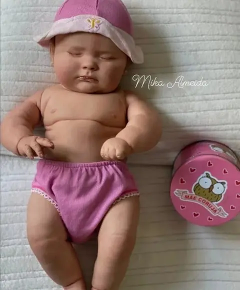 Bebê Reborn Joseph Menina Corpo Em Vinil
