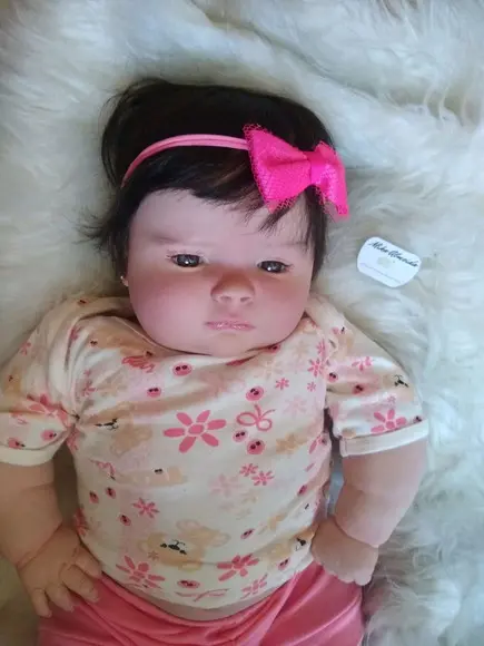 Bebê Reborn Joseph menina olhos abertos