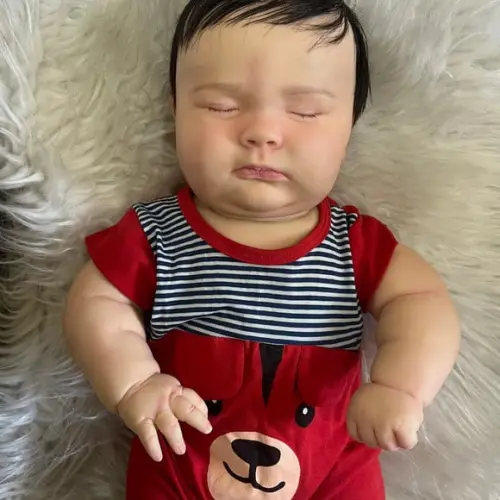 Bebê Reborn Joseph Menino Dormindo Realista