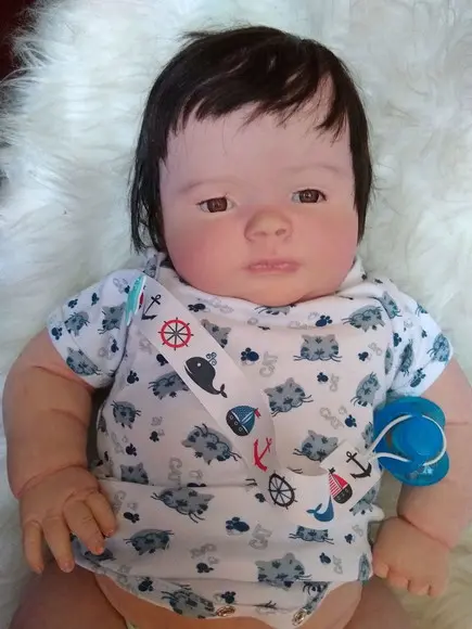 Bebê Reborn Joseph olhos abertos