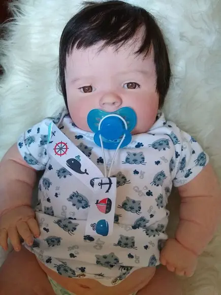 Bebê Reborn Joseph olhos abertos