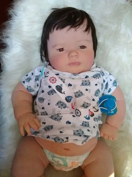 Bebê Reborn Joseph olhos abertos