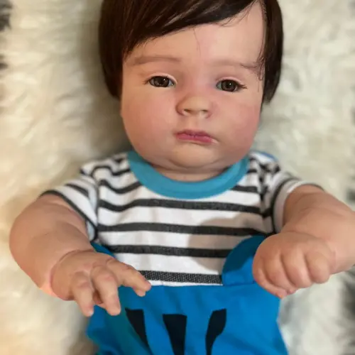 Bebê Reborn Joseph Olhos Abertos
