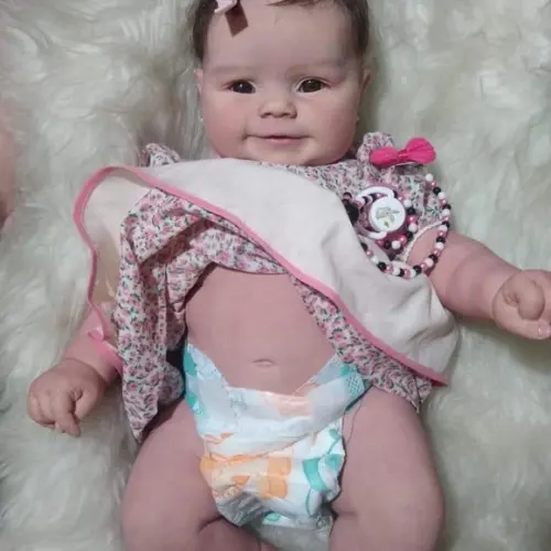 Bebê Reborn Maddie Corpo em Vinil Siliconado