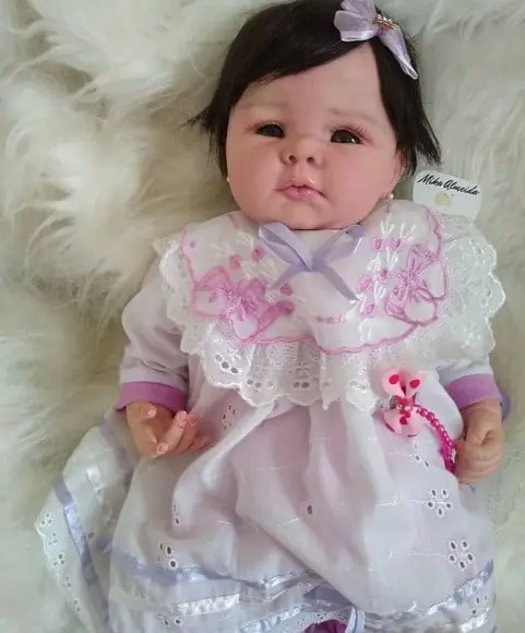 Bebê Reborn menina corpo em vinil siliconado silicone