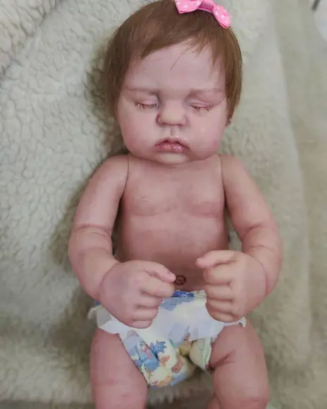 Bebê Reborn Menina Corpo Vinil Faz Xixi