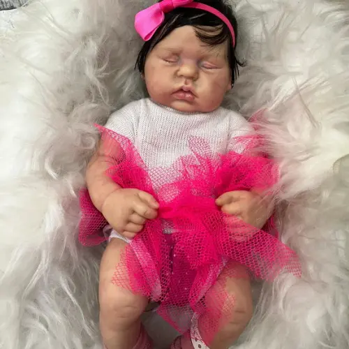 Bebê Reborn Menina Corpo Vinil Faz Xixi