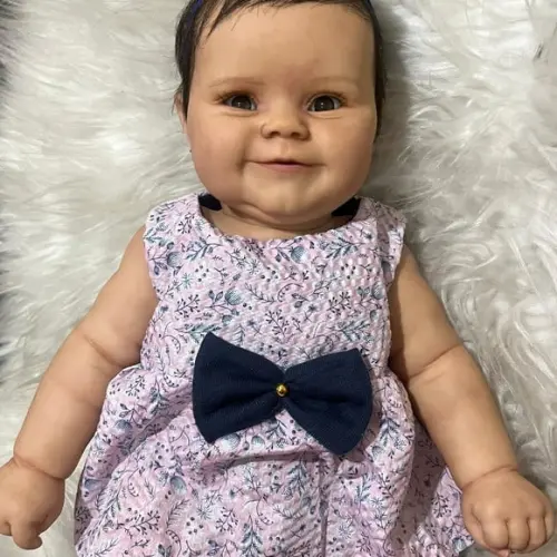 Bebe Reborn Menina Maddie Morena Banho Corpo Vinil Realista